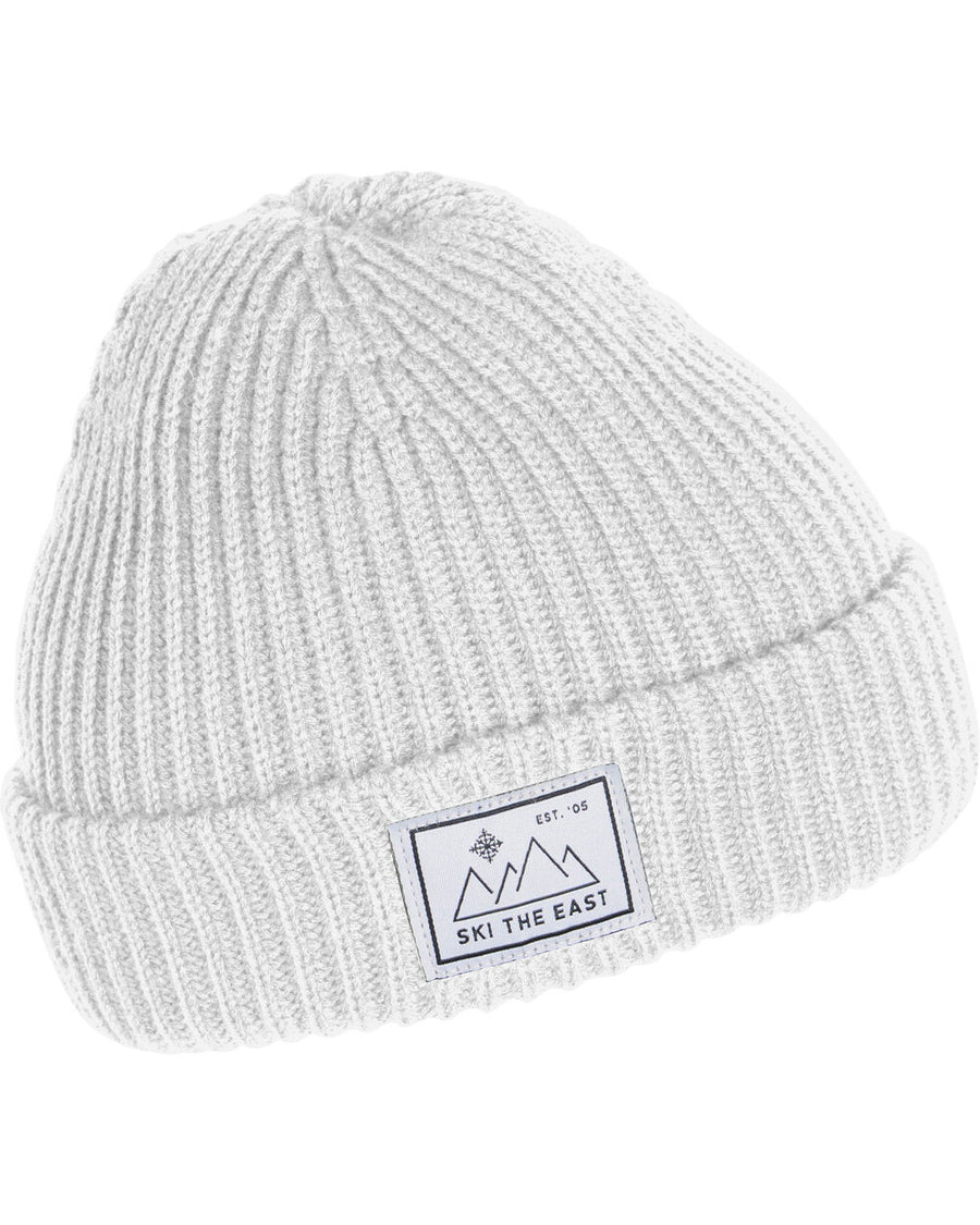 Women's Double Down Beanie - Powder White