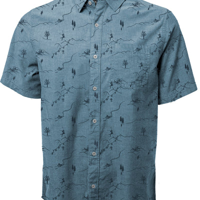 Freeride Short Sleeve Oxford - Indigo