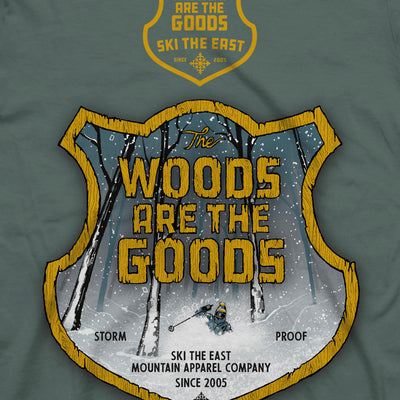 Woods Are The Goods Tee - Pine