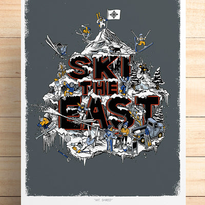 Limited Edition Print - Mt. Shred