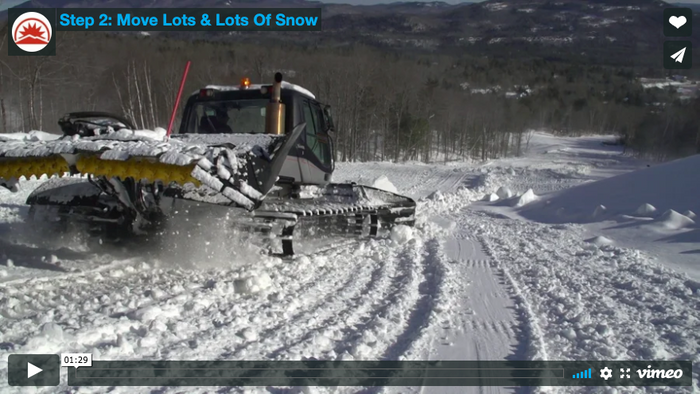 Building T72 Terrain Park at Sunday River