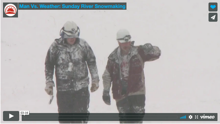 Man Vs Weather @ Sunday River