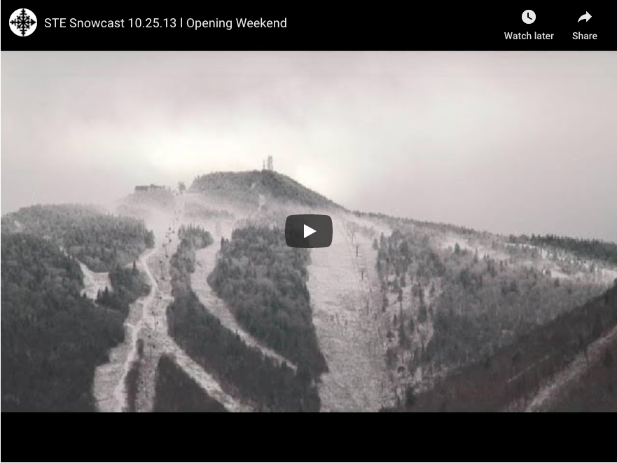 STE Snowcast 10.25.13 l Opening Weekend