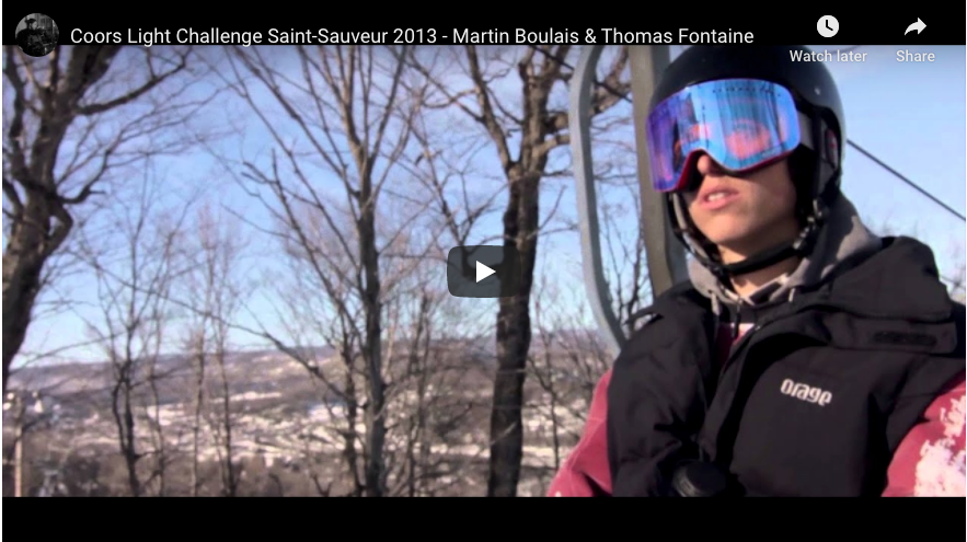 Coors Light Challenge Saint-Sauveur 2013 – Martin Boulais & Thomas Fontaine