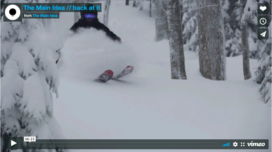 The Main Idea // back at it