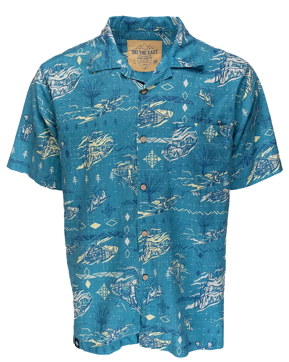 Backcountry Beach Aloha Shirt - Tubular Teal
