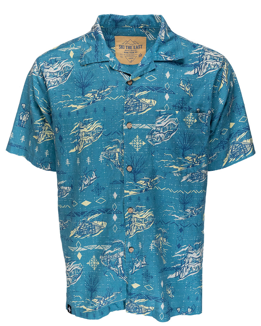 Backcountry Beach Aloha Shirt - Tubular Teal