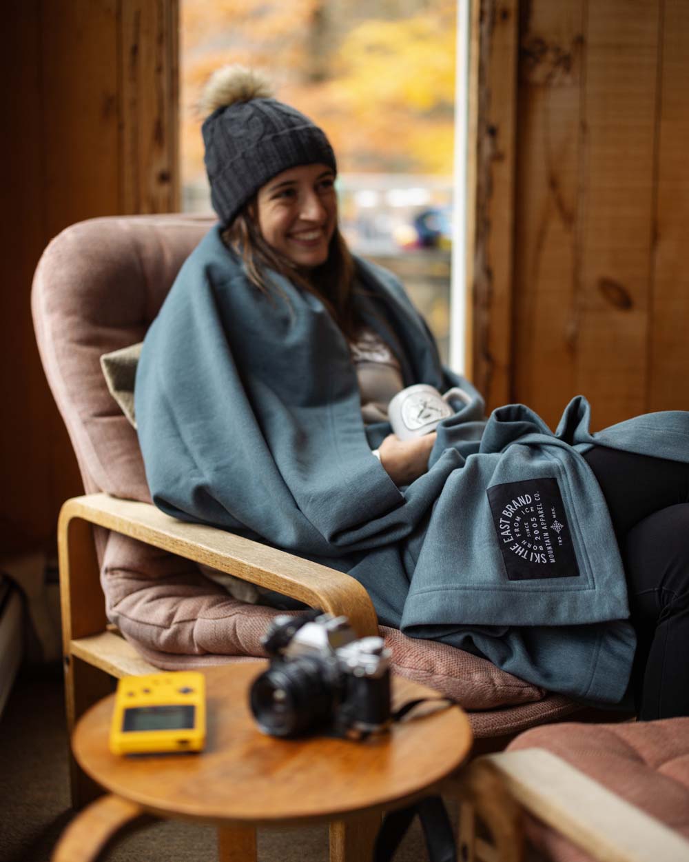 Icon Lodge Blanket - Navy