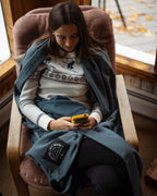 Icon Lodge Blanket - Navy