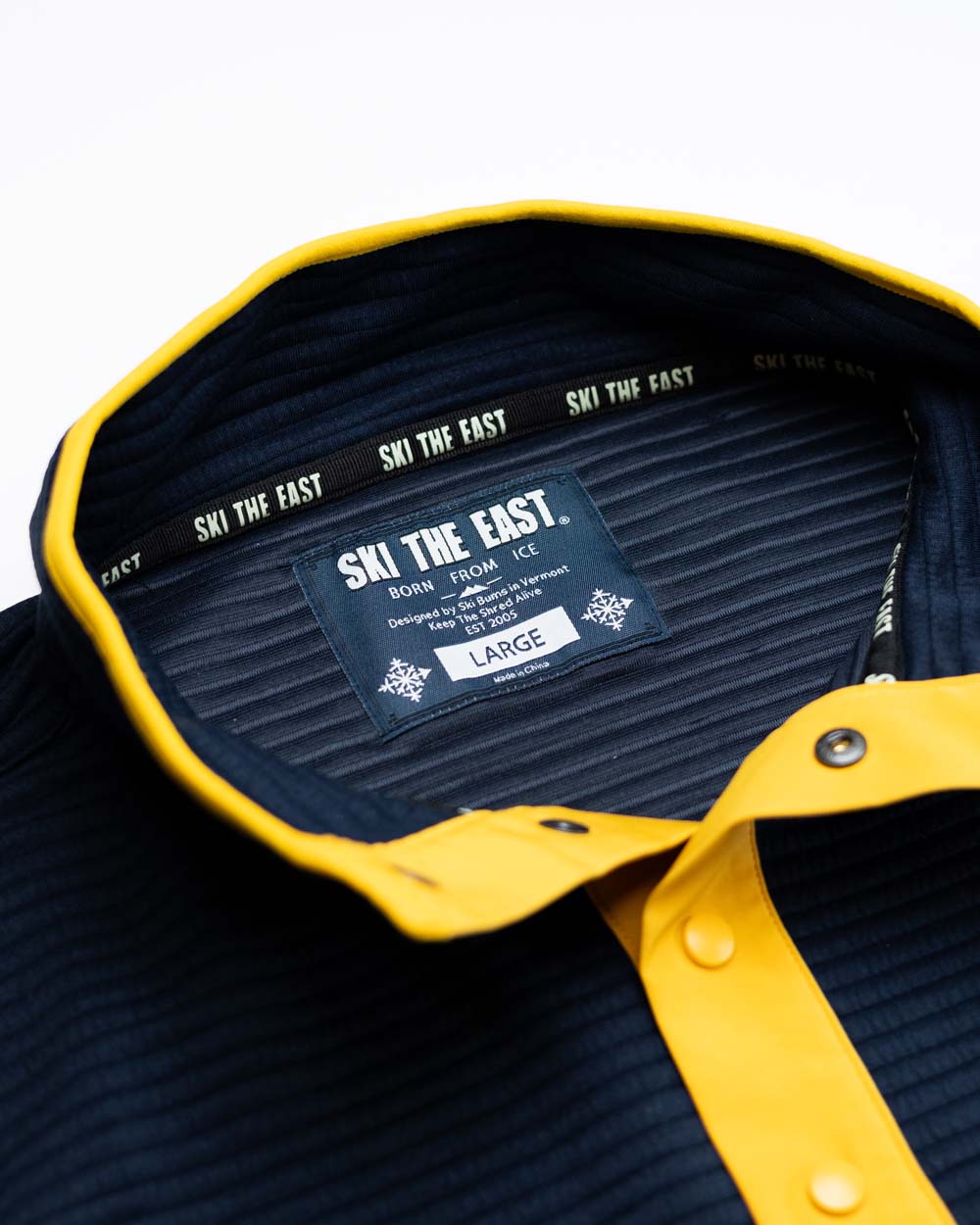 Snowden Half Snap Tech Fleece - Navy/Pine