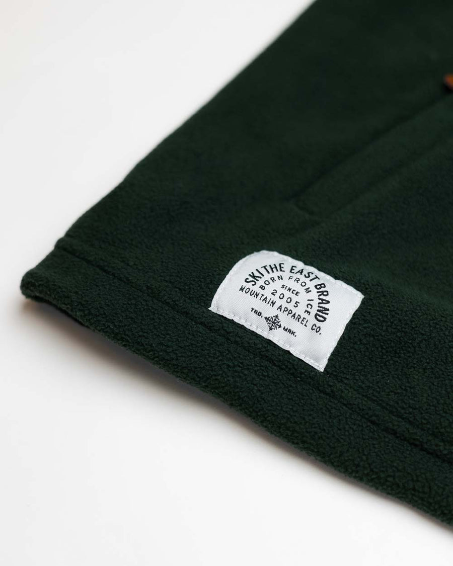 Trekker Half Zip Hooded Fleece - Pine/Black