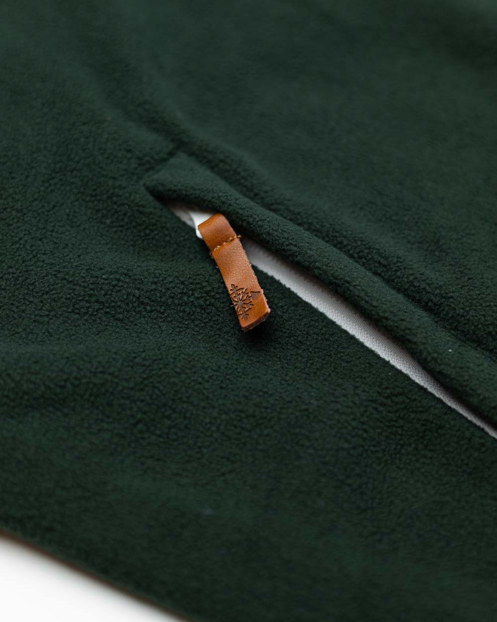 Trekker Half Zip Hooded Fleece - Pine/Black