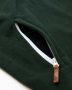 Trekker Half Zip Hooded Fleece - Pine/Black
