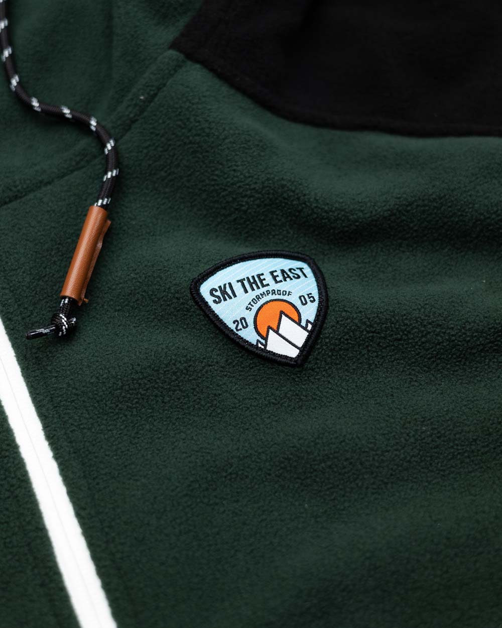 Trekker Half Zip Hooded Fleece - Pine/Black