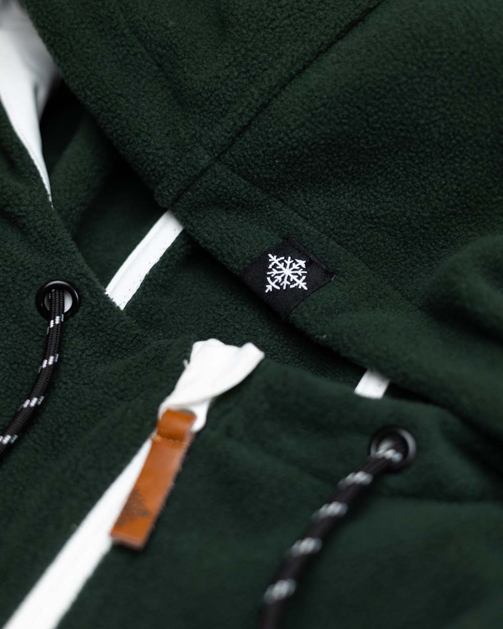 Trekker Half Zip Hooded Fleece - Pine/Black