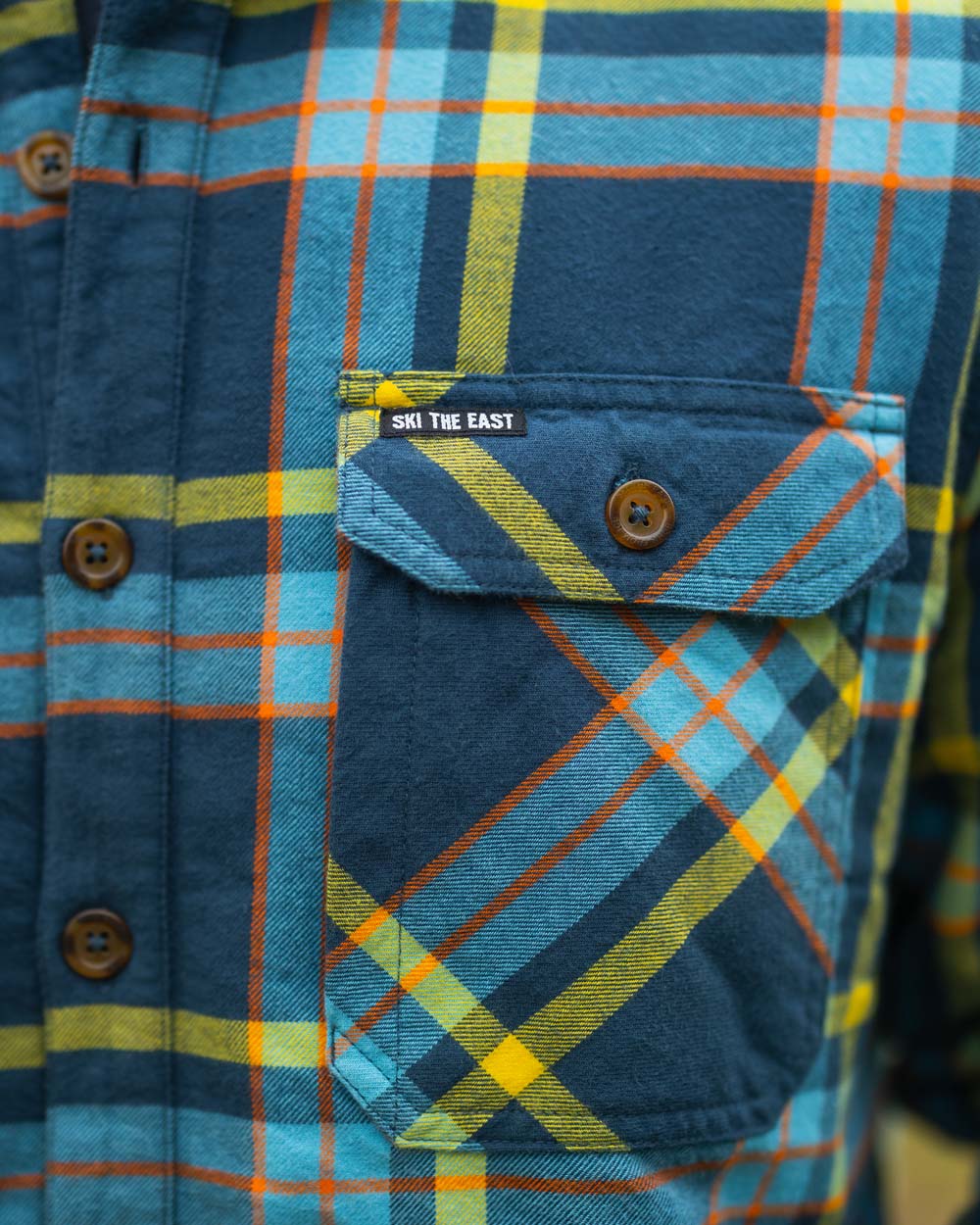 Woodbury Fleece Lined Flannel - Blue Horizon