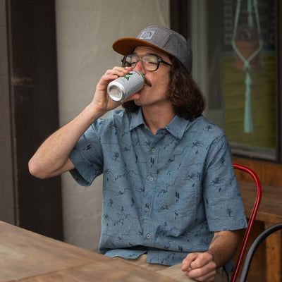 Freeride Short Sleeve Oxford - Indigo
