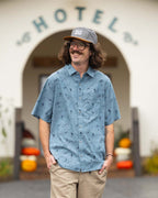 Freeride Short Sleeve Oxford - Indigo