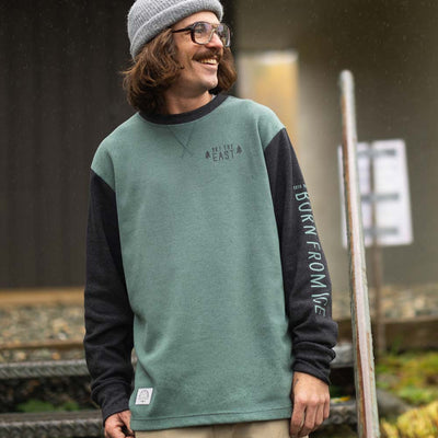 Element Waffle Crew - Pine/Vintage Black