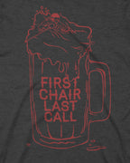 First Chair Last Call Tee - Charcoal