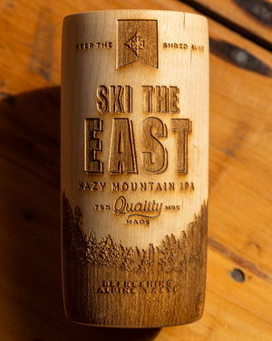 Hazy Mountain Wooden Koozie