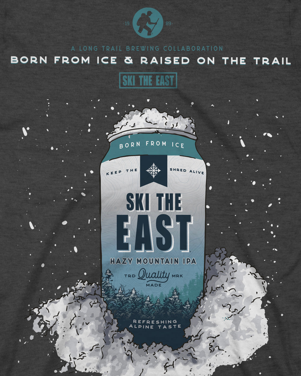 Hazy Mountain Tee - Charcoal