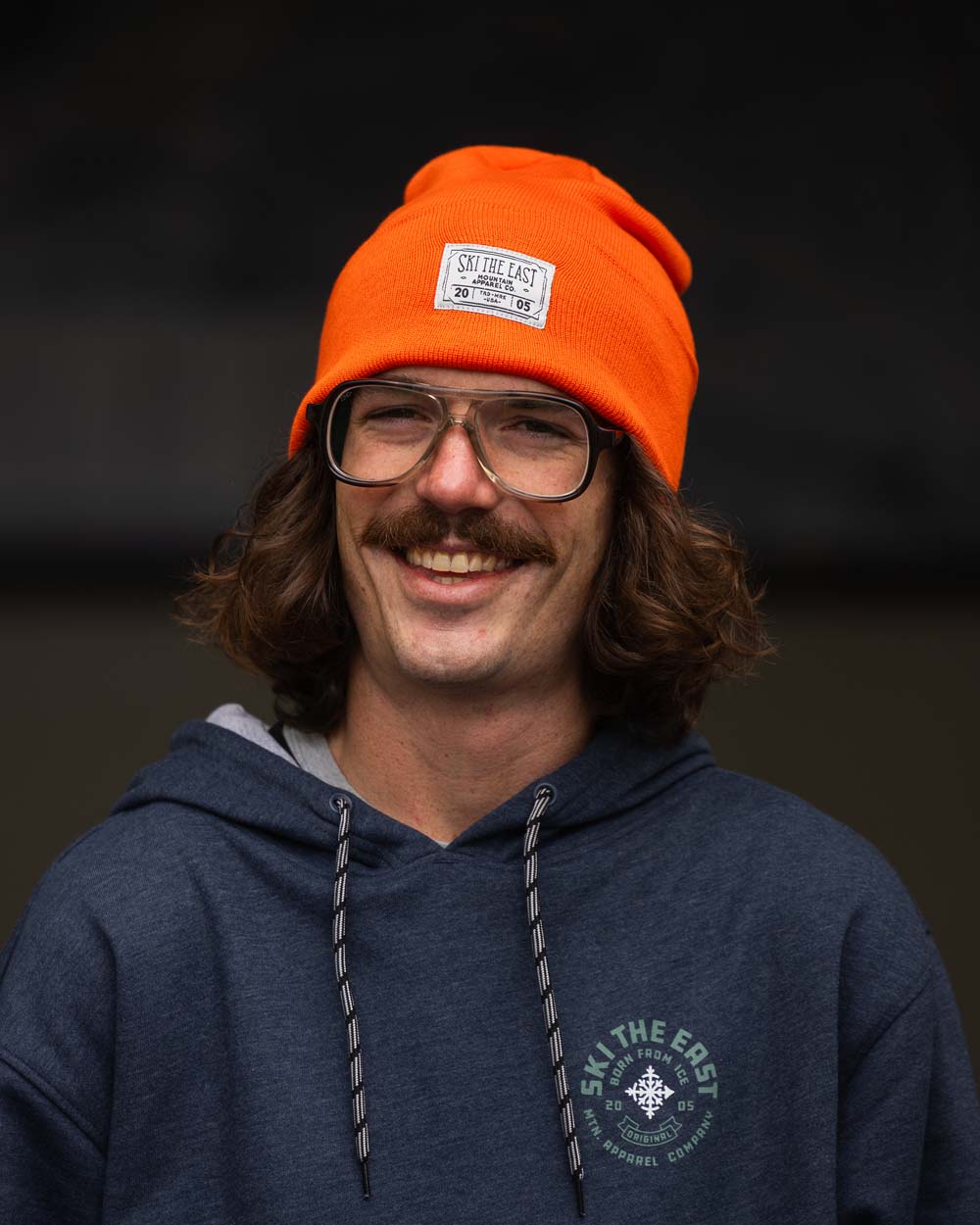 Double Down Beanie - Tangerine