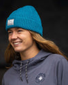 Women's Double Down Beanie - Teal