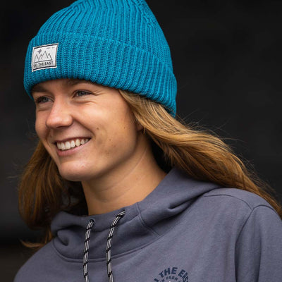 Women's Double Down Beanie - Teal