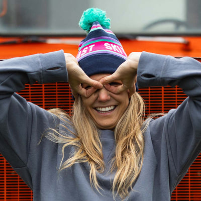 Tailgater Pom Beanie - Polar Sunset