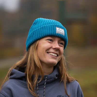 Women's Double Down Beanie - Teal