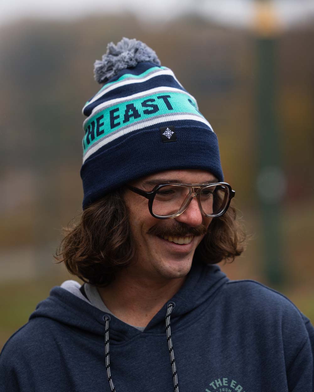 Tailgater Pom Beanie - Lake Effect
