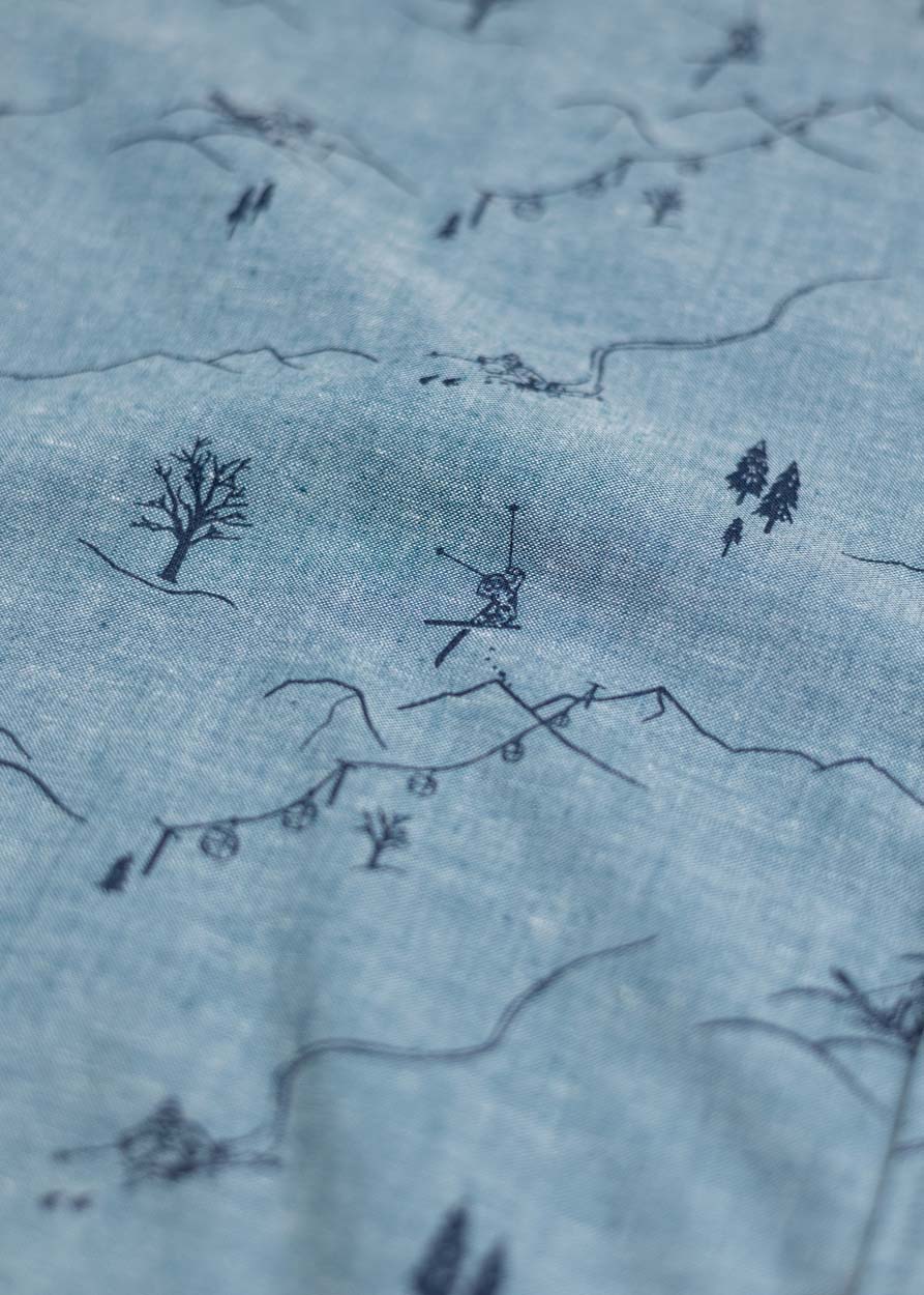 Freeride Short Sleeve Oxford - Indigo