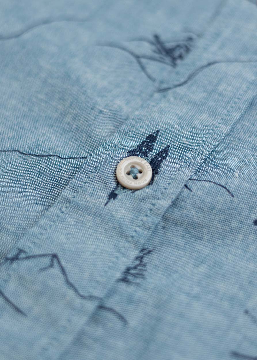 Freeride Short Sleeve Oxford - Indigo