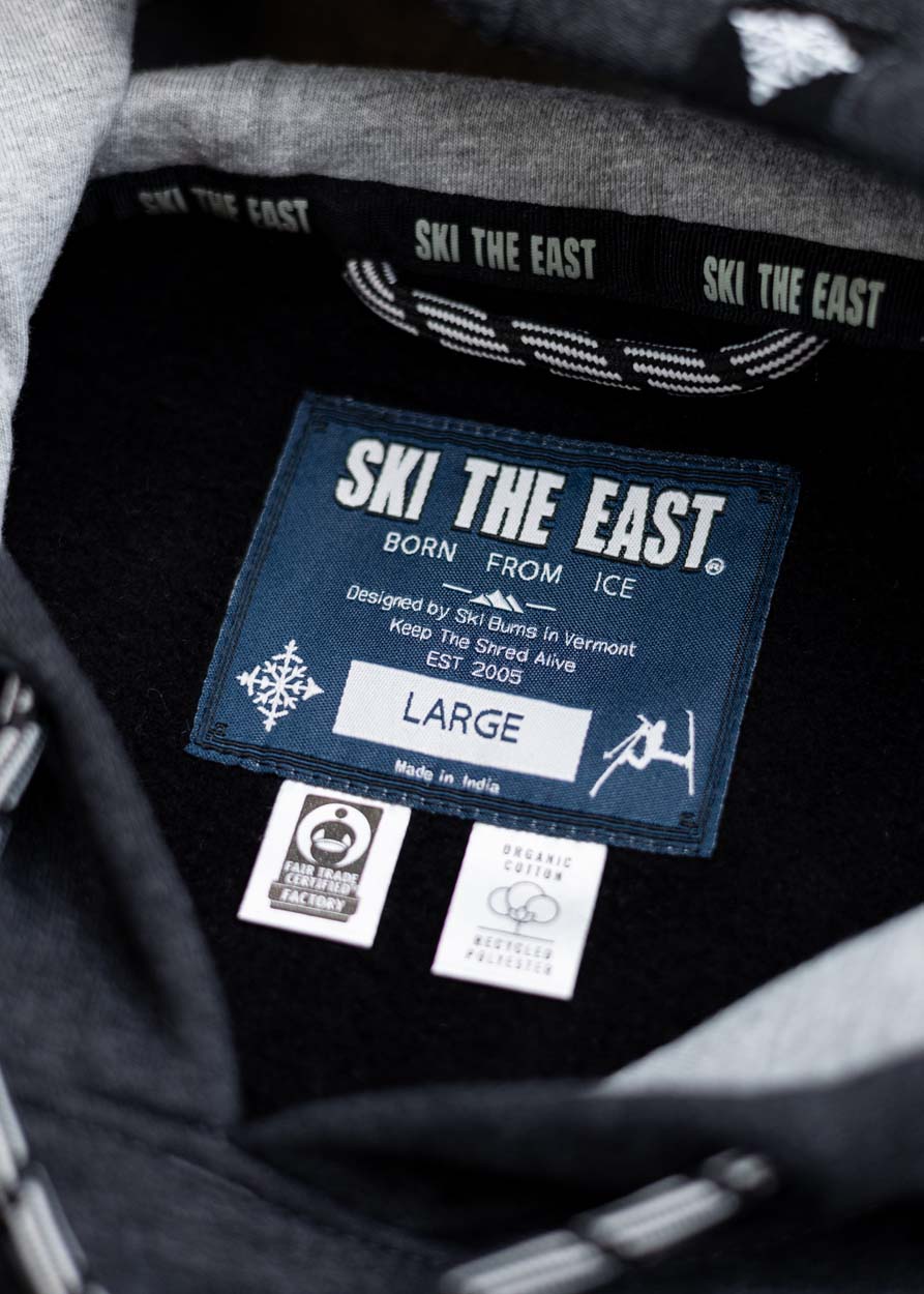 Vista Hoodie Vintage Black Ski The East