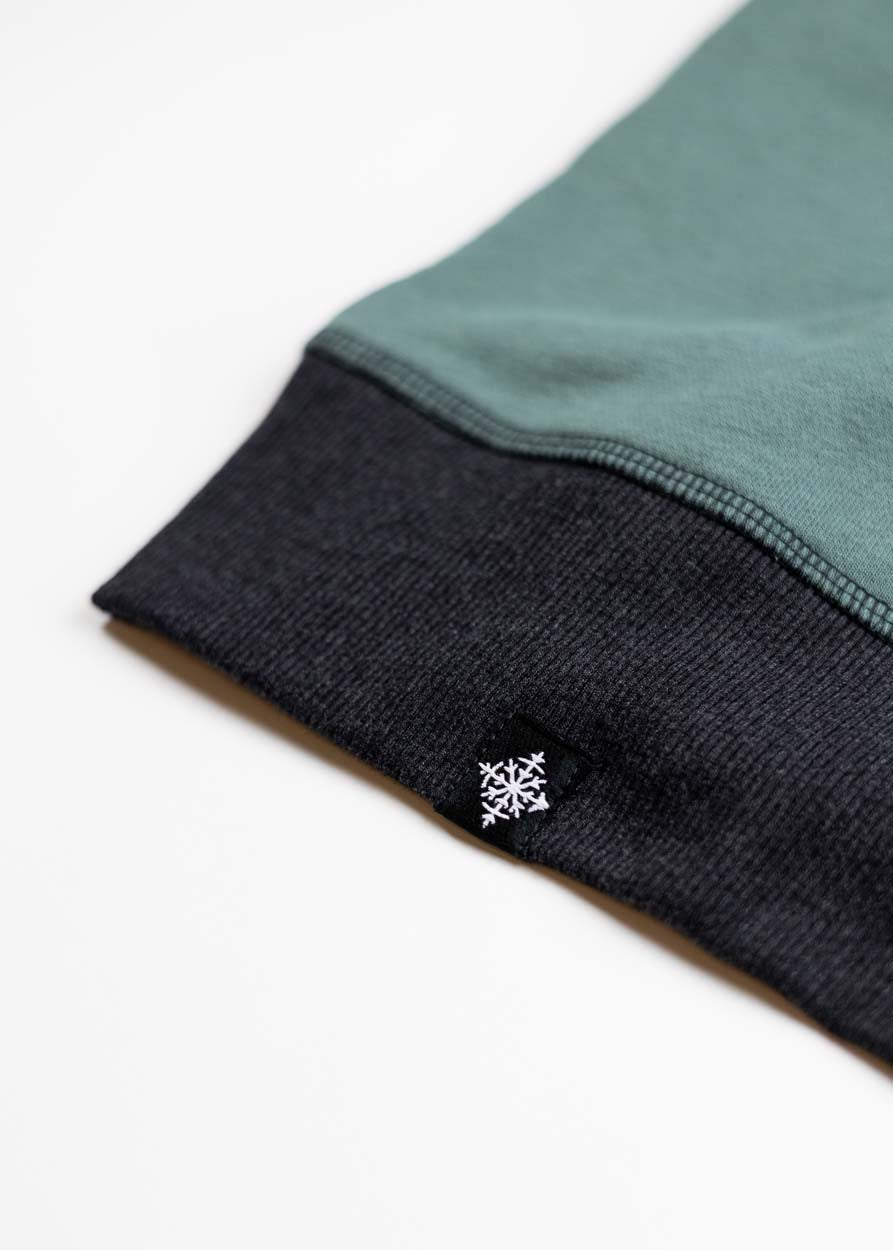 Quarry Crew Sweatshirt - Vintage Black/Pine