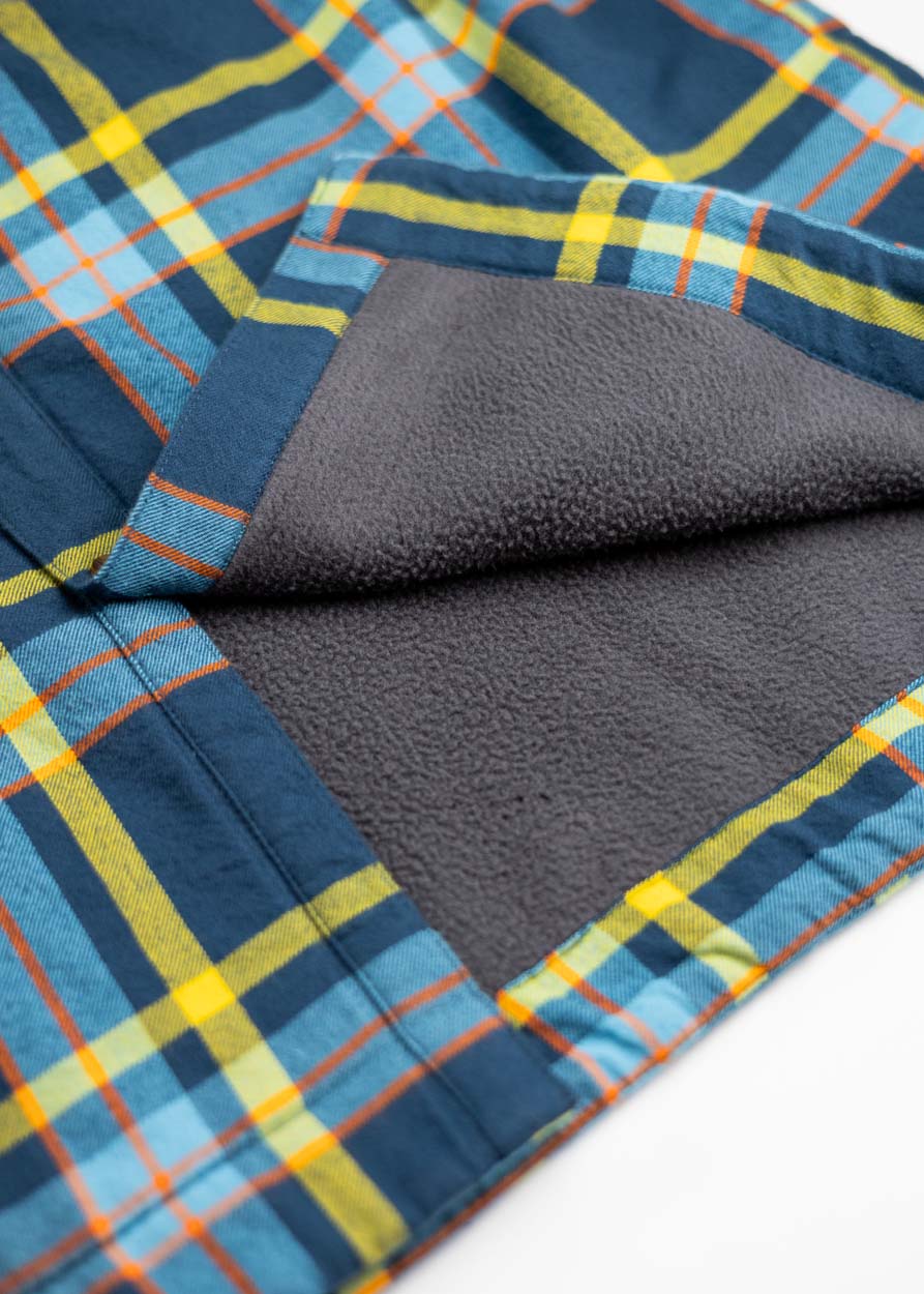 Woodbury Fleece Lined Flannel - Blue Horizon