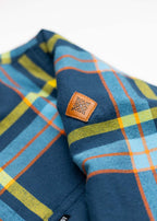 Woodbury Fleece Lined Flannel - Blue Horizon