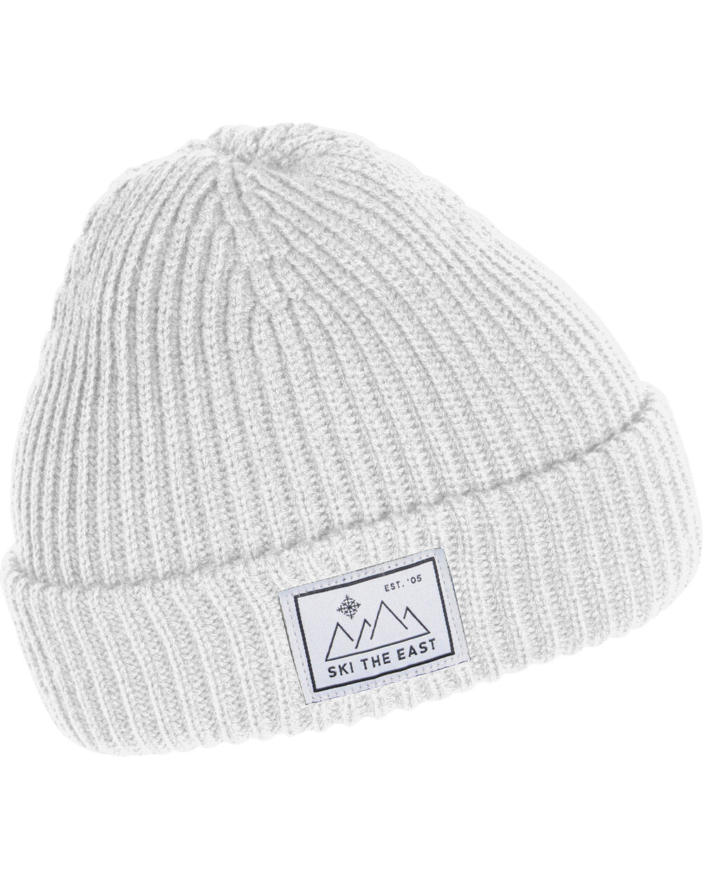 Women's Double Down Beanie - Powder White