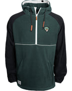 Trekker Half Zip Hooded Fleece - Pine/Black