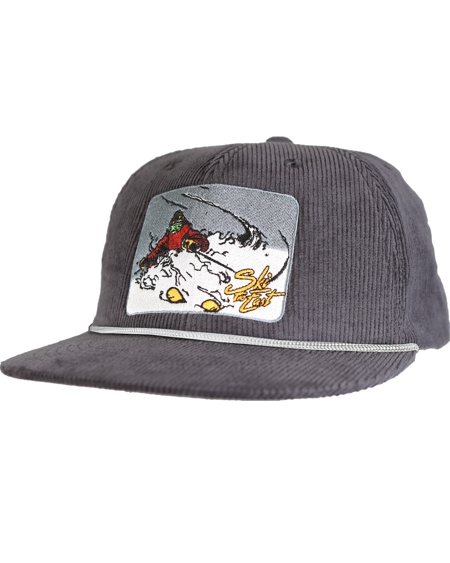 Steep n' Deep Corduroy Hat - Charcoal