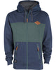 Crawford Zip Hoodie - Navy/Pine