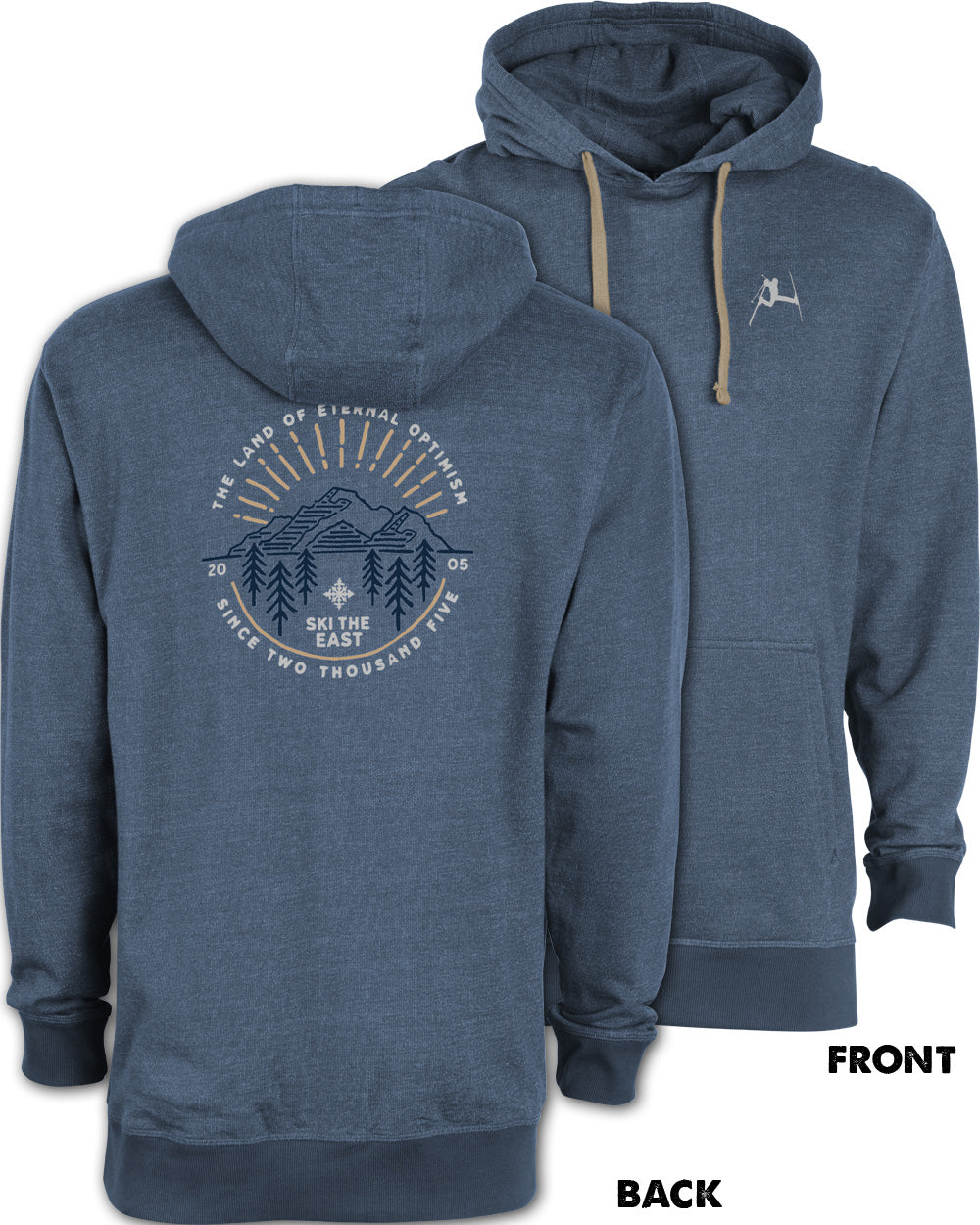 Eternal Lightweight Hoodie Indigo Ski The East