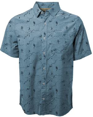 Freeride Short Sleeve Oxford - Indigo