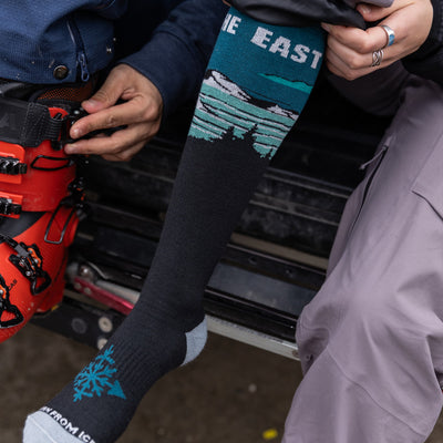 Upslope Lightweight Ski Socks - Dawn Patrol