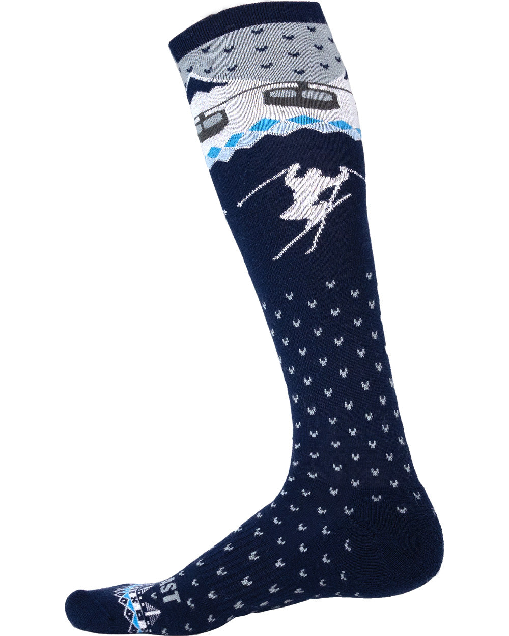Upslope Lightweight Ski Socks - Double Diamond