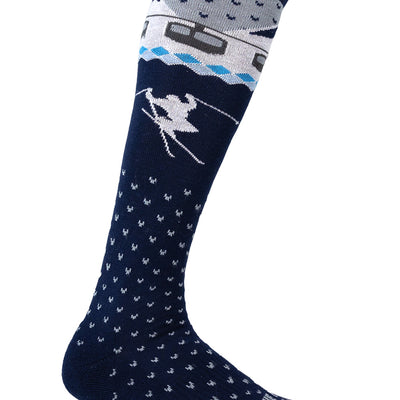 Upslope Lightweight Ski Socks - Double Diamond