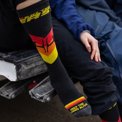 Upslope Lightweight Ski Socks - Night Speed