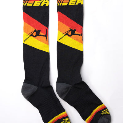 Upslope Lightweight Ski Socks - Night Speed