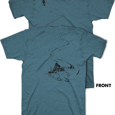 Earn Your Turns Tee - Indigo